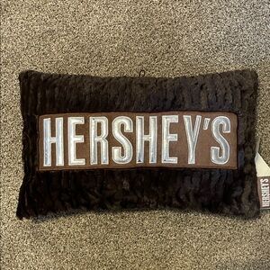Black and Brown Hersheys Decorative Pillow